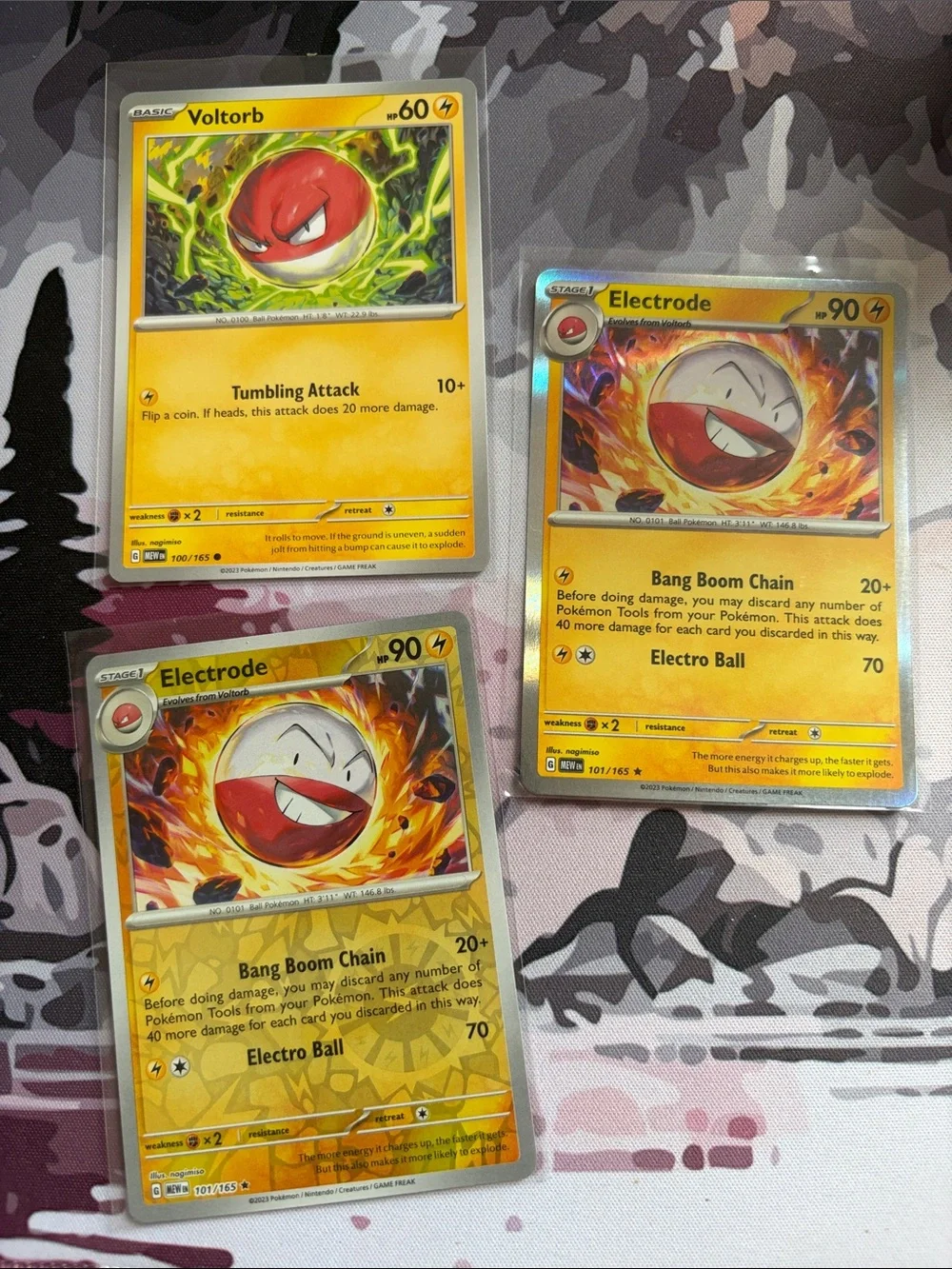 Voltorb Electrode Reverse Holo Evolution Pokémon Card Lot TCG Pokemon 151 ✨5/$25